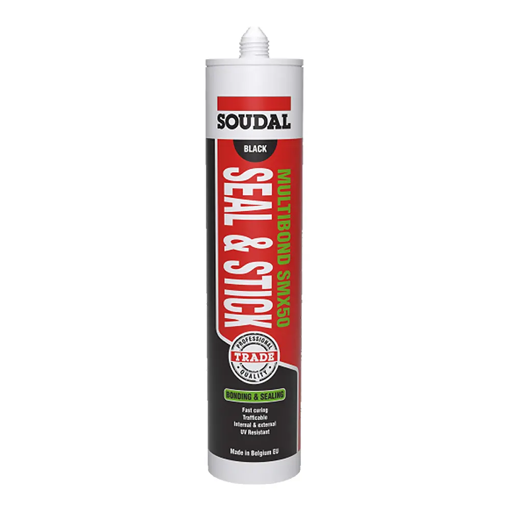 Soudal Multibond Smx50 Seal And Stick Black Adhesive Sealant 290Ml Cartridge 1