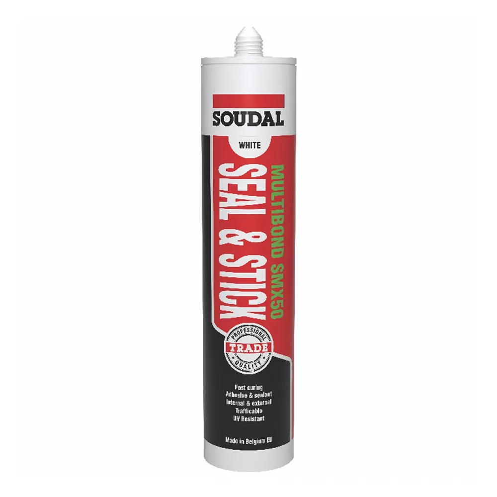 Soudal Multibond Smx50 Seal And Stick White Adhesive Sealant 290Ml Cartridge 1