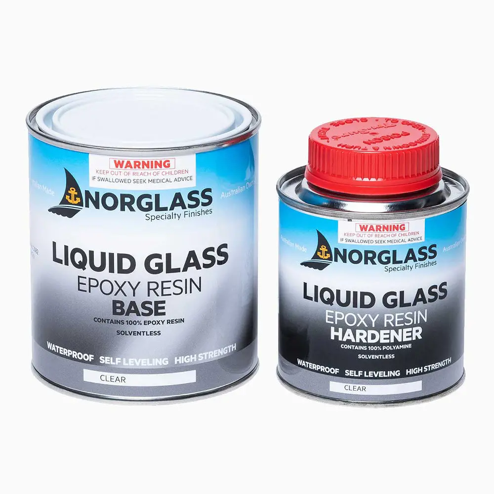 Norglass Liquid Glass 2 Pack Clear Epoxy Resin 1.5L Pour On Tables 1