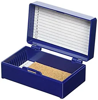 Microscope Slide Box, 12 Slide Capacity 1