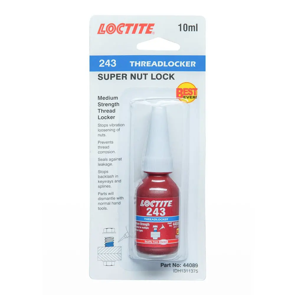 Loctite 243 Threadlocker Blue 10Ml Medium Strength 1
