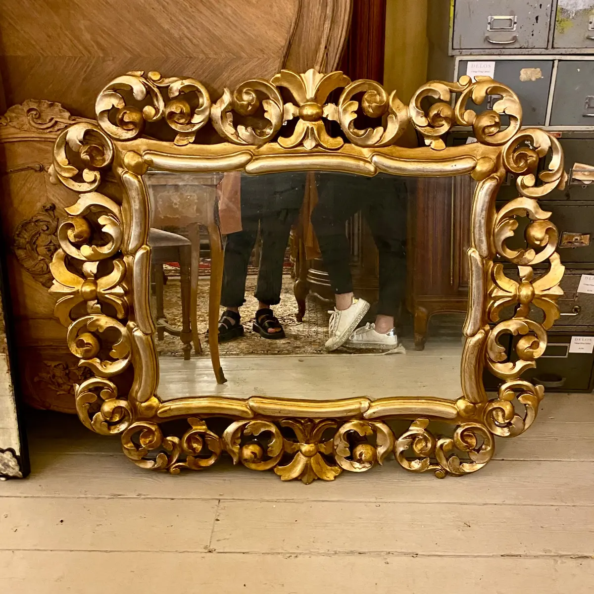 Antique French Gilt Mirror - Sold 1