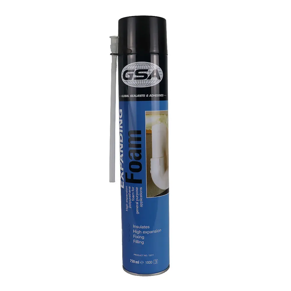 Gsa Expanding Foam 750Ml Insulation Gap Sealant Polyurethane Spray 1