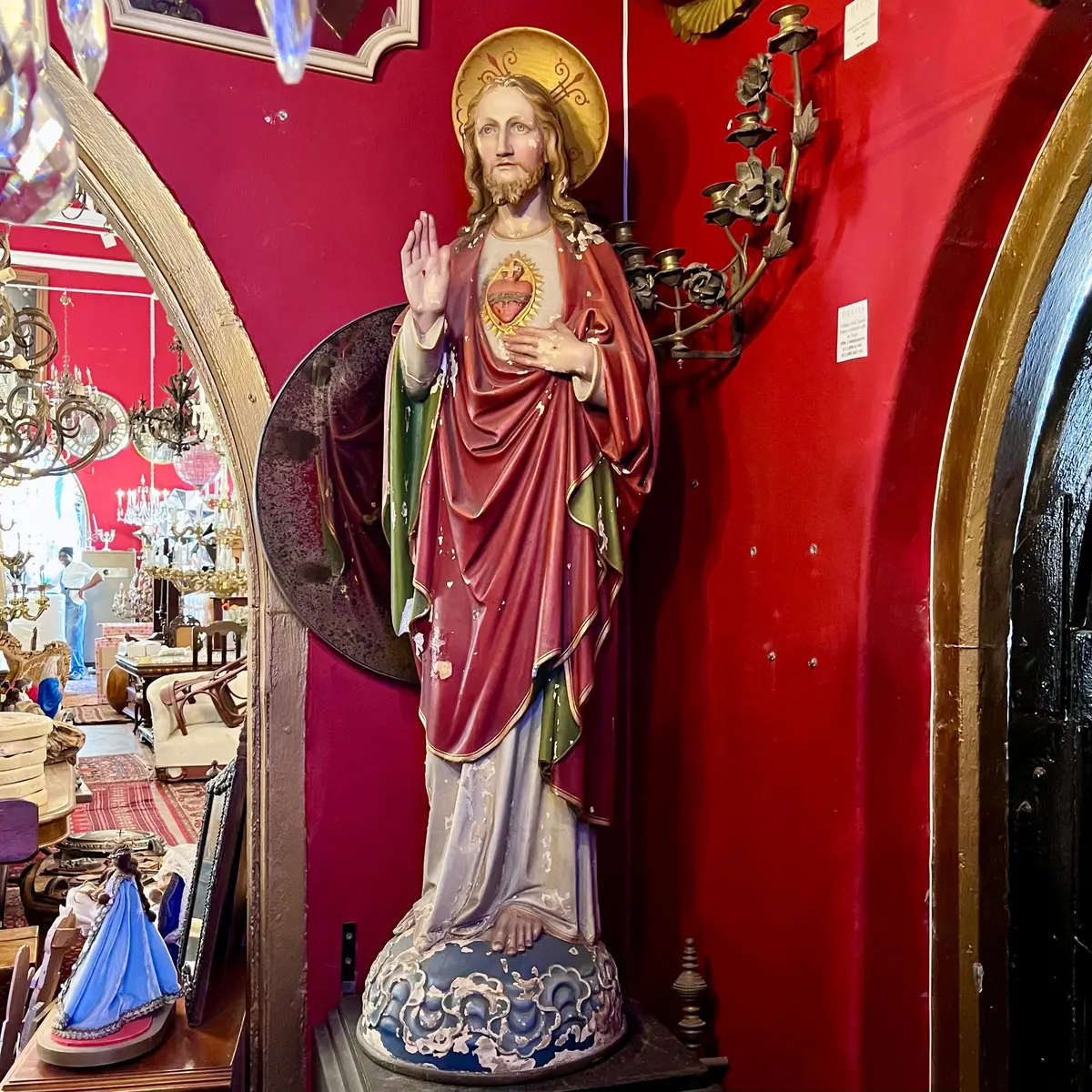 Monumental Sacred Heart Of Jesus Statue 1