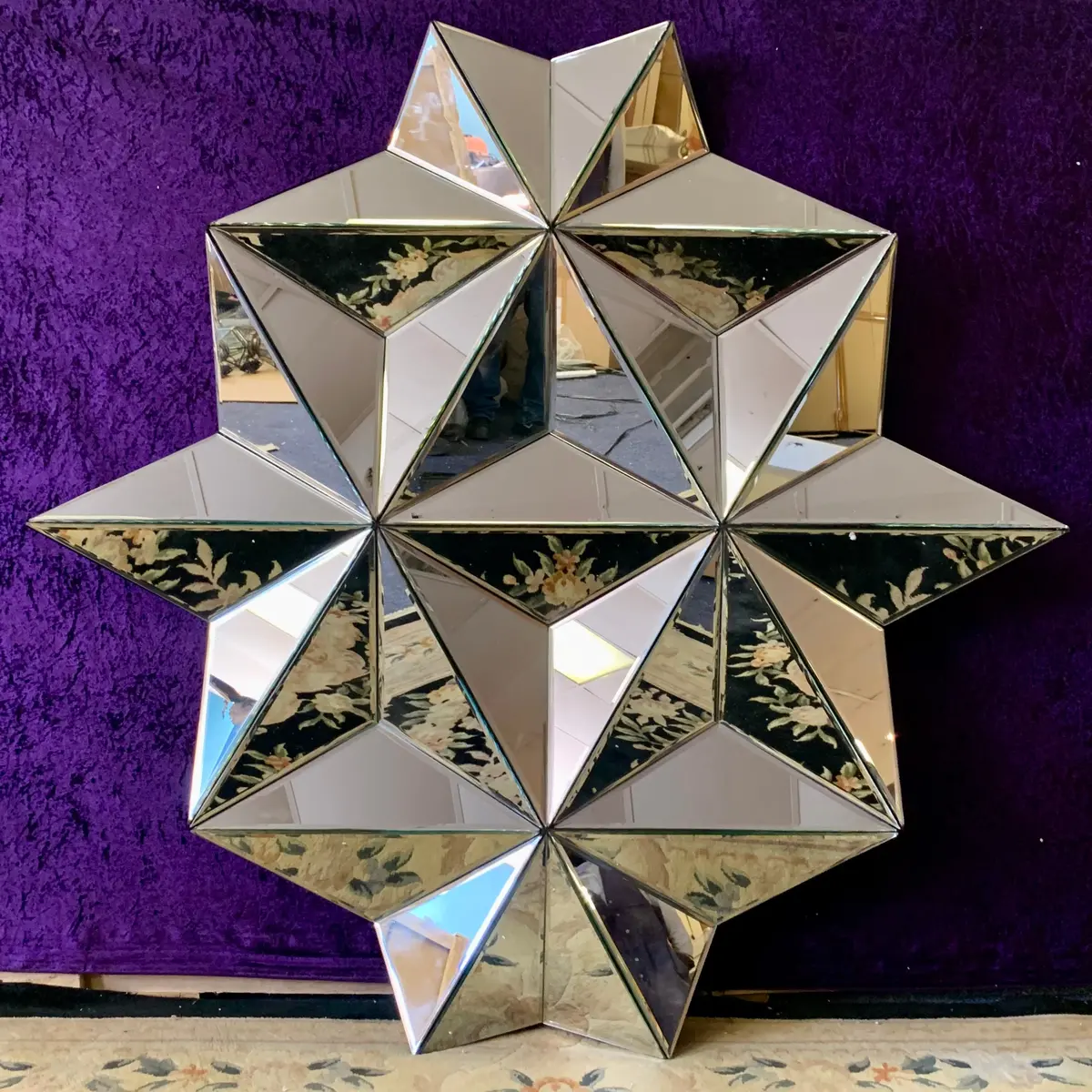 Contemporary Abstract Mirror 1