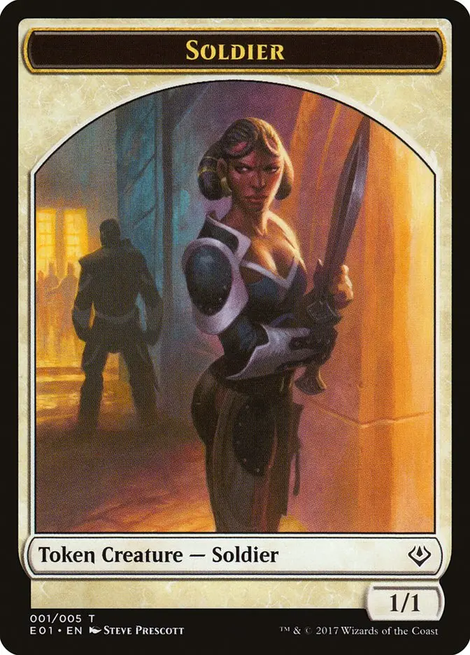 Soldier Token [Archenemy: Nicol Bolas Tokens] 1