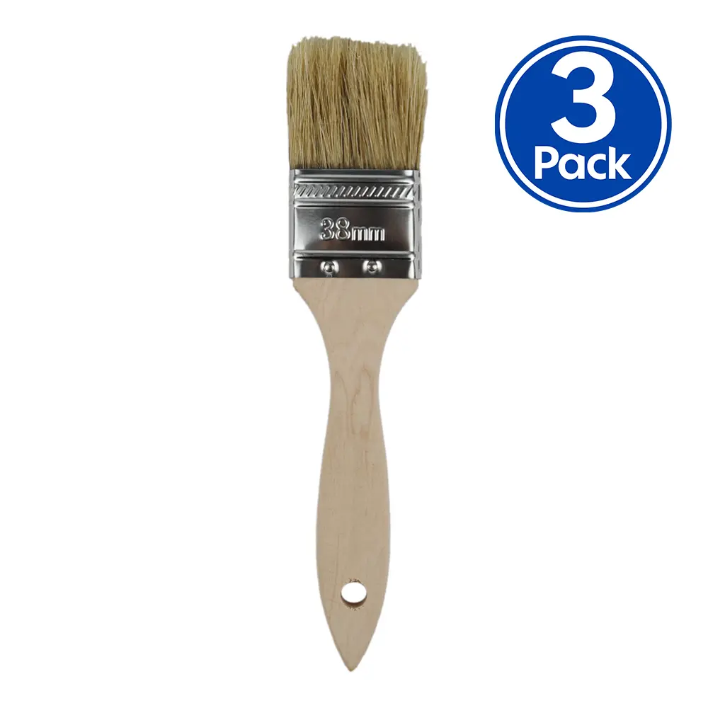 C&A Industrial Paint Brush 38Mm X 3 Pack Trade 1