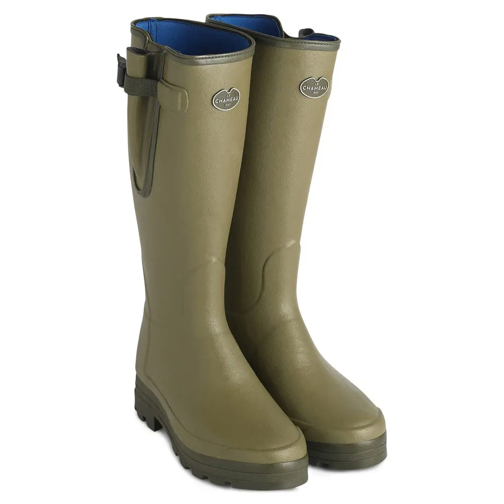 Le Chameau Women's Vierzonord Wellingtons - Vert Vierzon 1