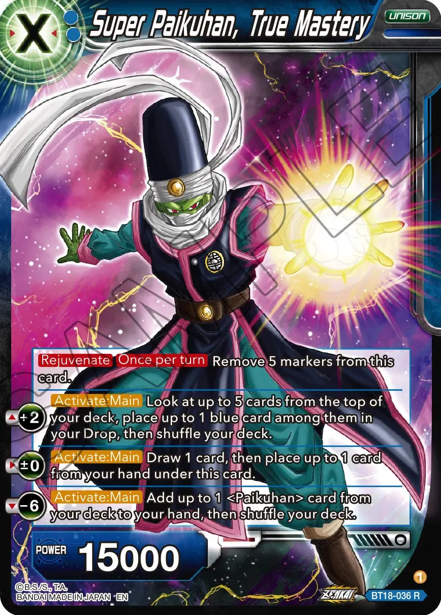Super Paikuhan, True Master (Bt18-036) [Dawn Of The Z-Legends] 1