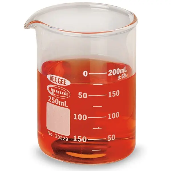 Beaker, Glass, 250 Ml 1