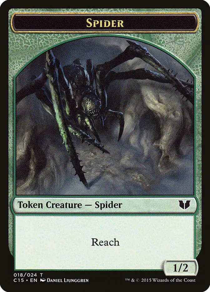 Spider Token [Commander 2015 Tokens] 1