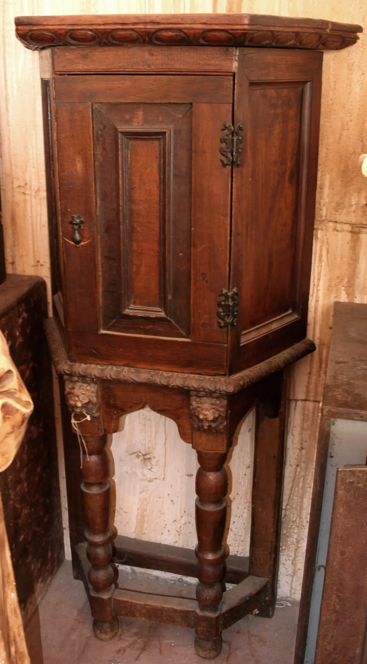 Antique Unique German Cabinet - Sold 1