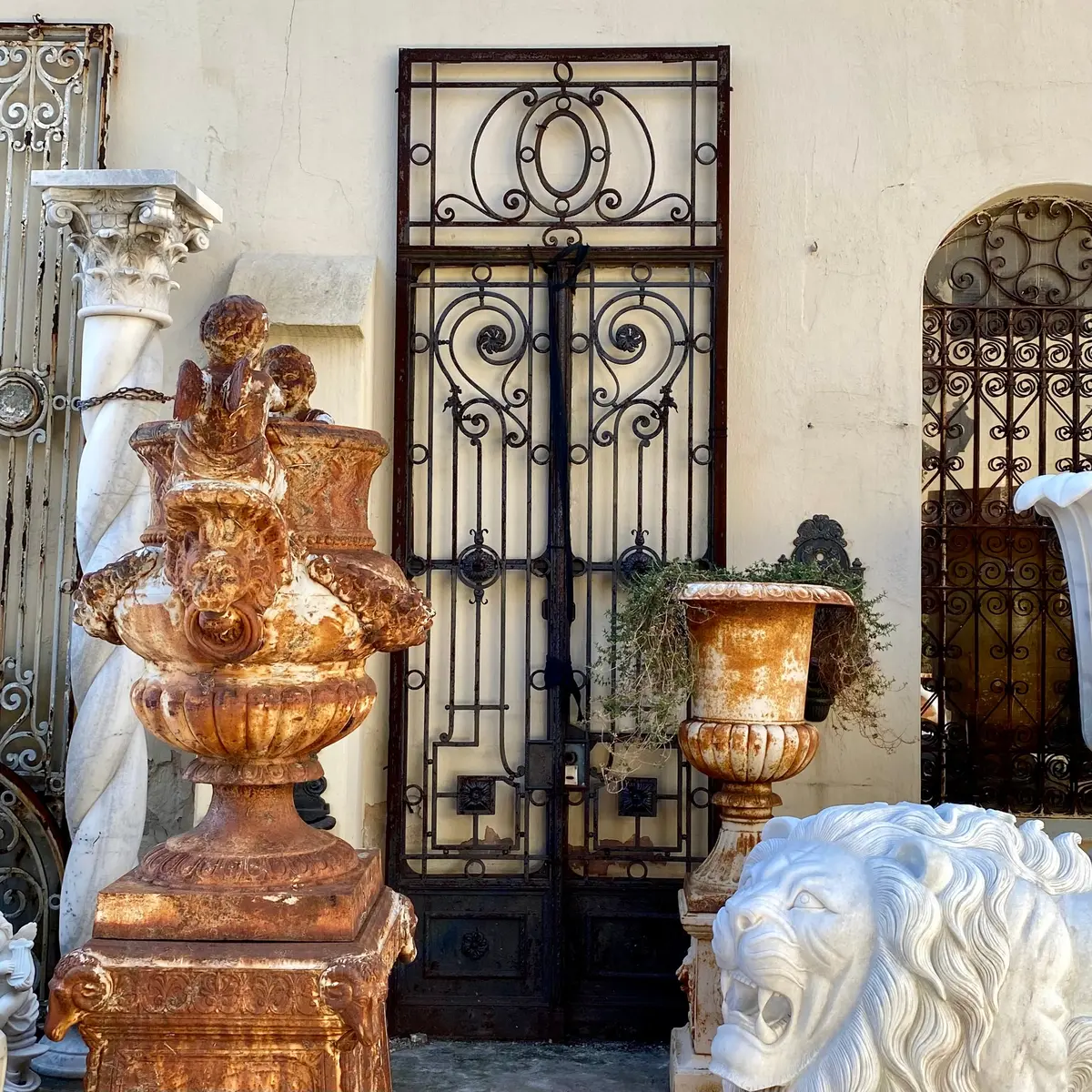 Antique Forged Steel Gate - Sold 1