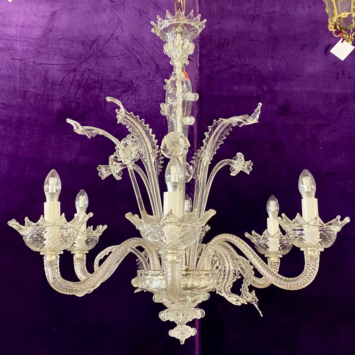 Exquisite Antique Murano Chandelier - Sold 1
