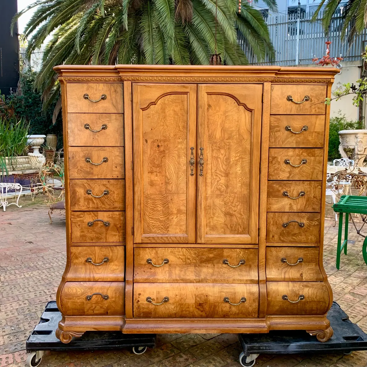 Antique Multiwood Cabinet -Sold 1