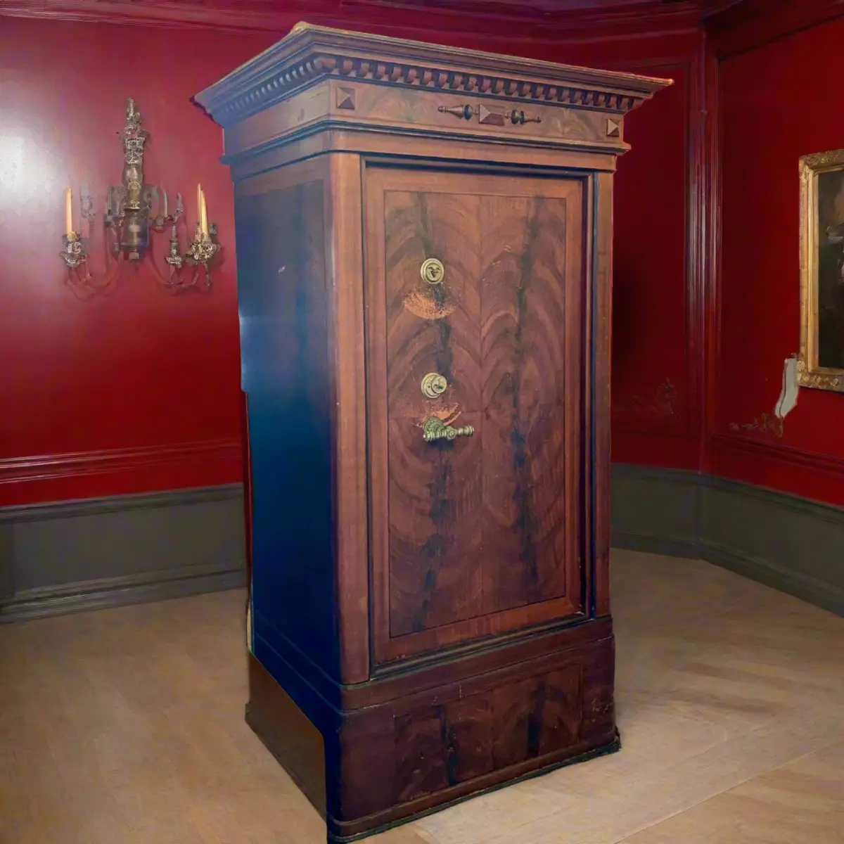 Phenomenal, Extremely Large And Unique Antique Bavarian Safe 1