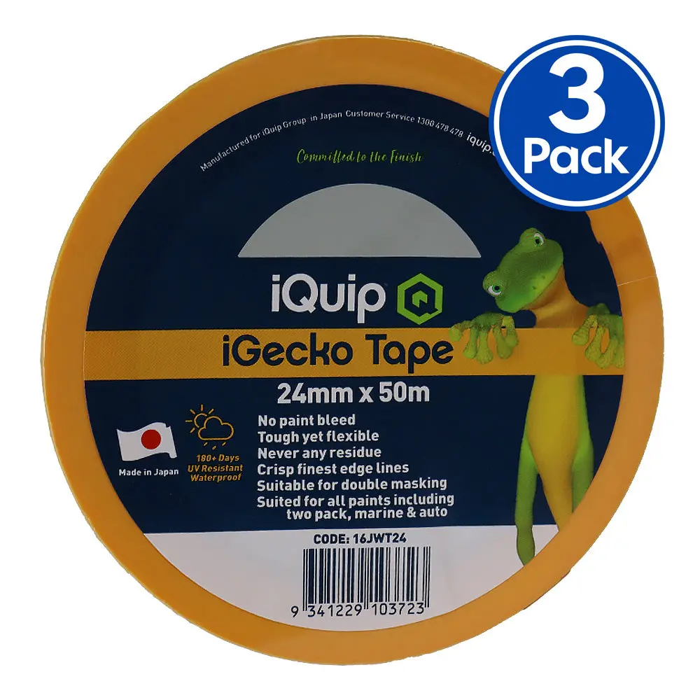 Iquip Igecko Japanese Washi Tape 24Mm X 50M Professional Masking Precision X3 1
