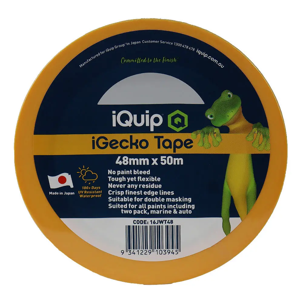 Iquip Igecko Japanese Washi Tape 48Mm X 50M Professional Masking High Precision 1