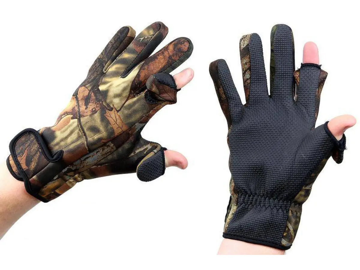 Outdoor Outfitters Shooters Gloves Camo * Choose Size* 1