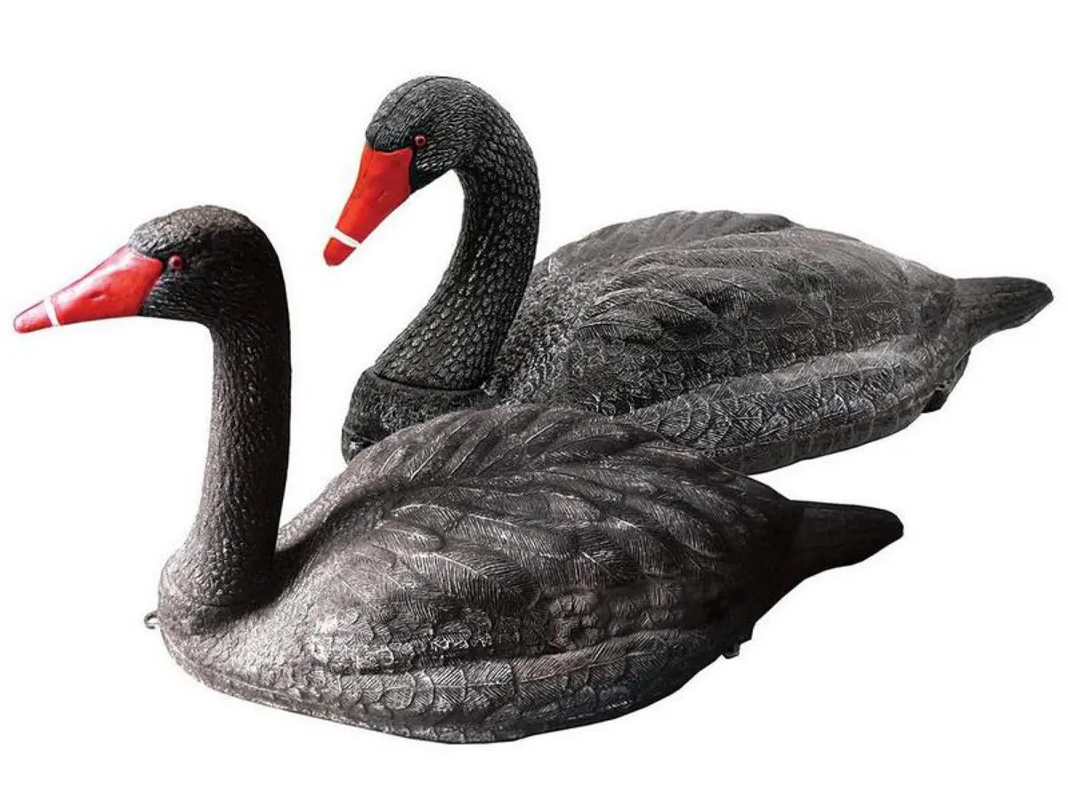 Game On 34" Black Swan Decoys: 2-Pack 1