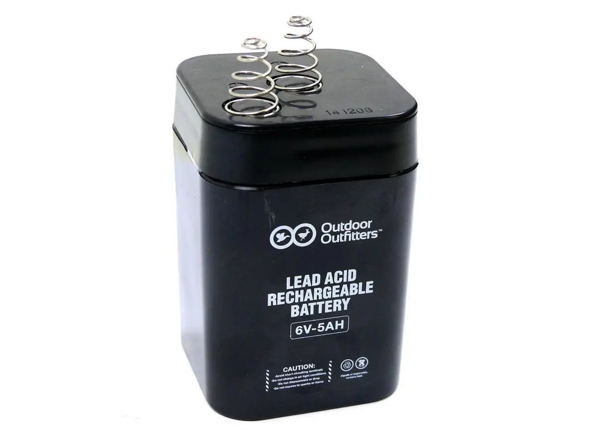 Outdoor Outfitters  6V 5Ah Rechargeable Battery 1