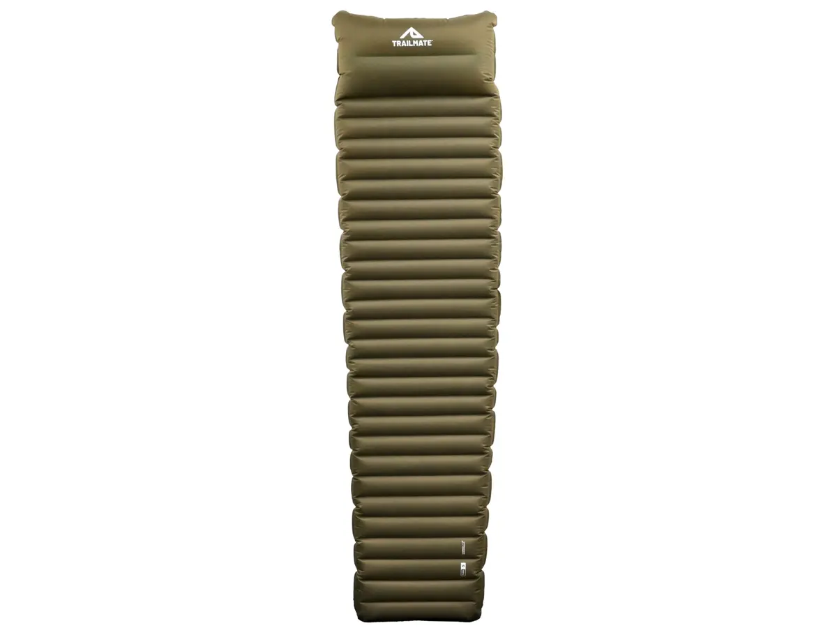 Trailmate Insulux Sleeping Mat With Pillow - Olive 1