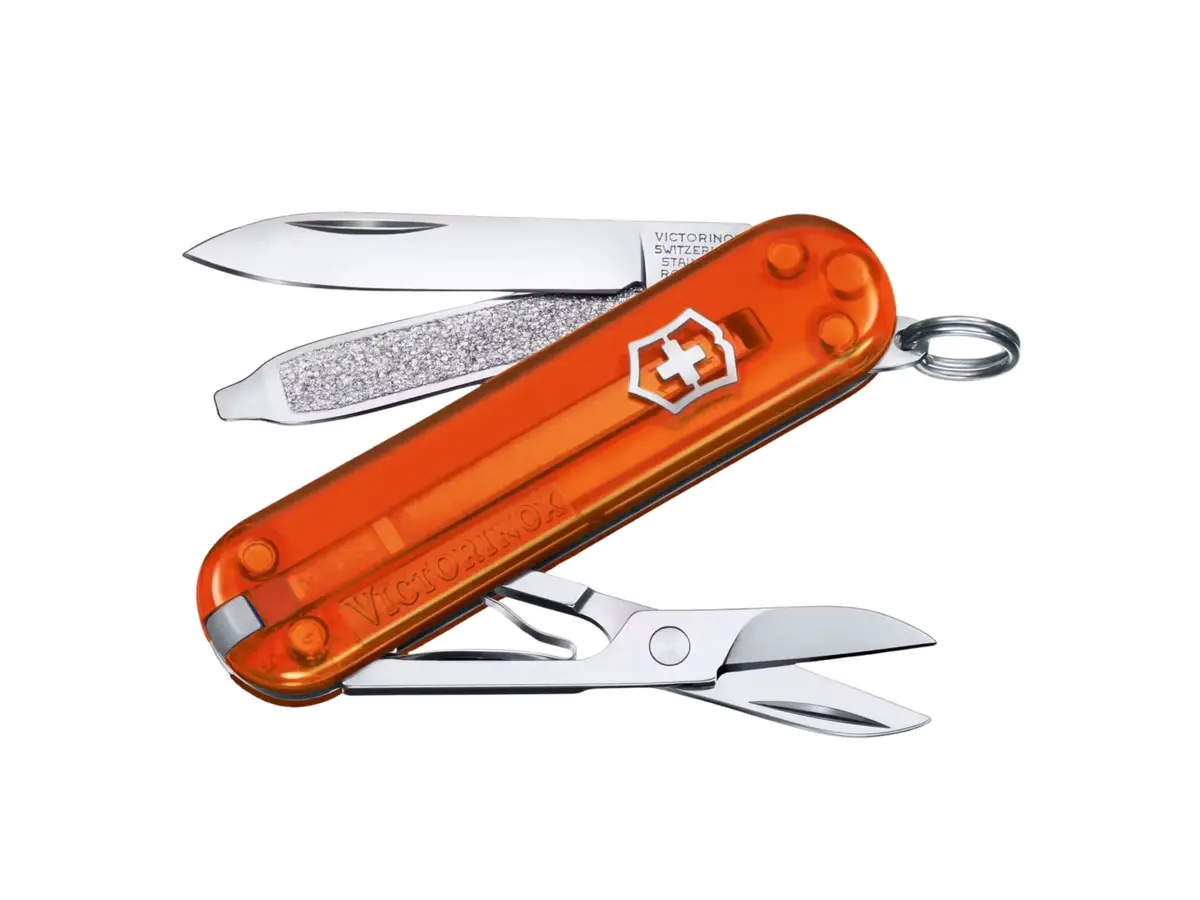 Victorinox Classic Sd Pocket Knife | Transparent Fire Opal 1
