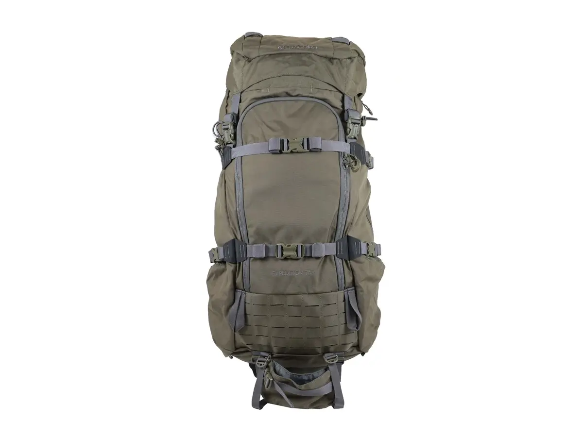 Manitoba Expedition Olive 75L+ Carbon Frame Pack 1