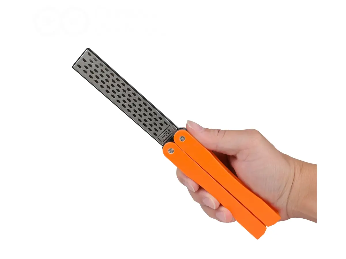 Outdoor Outfitter Double Sided Folding Sharpener | Orange 1