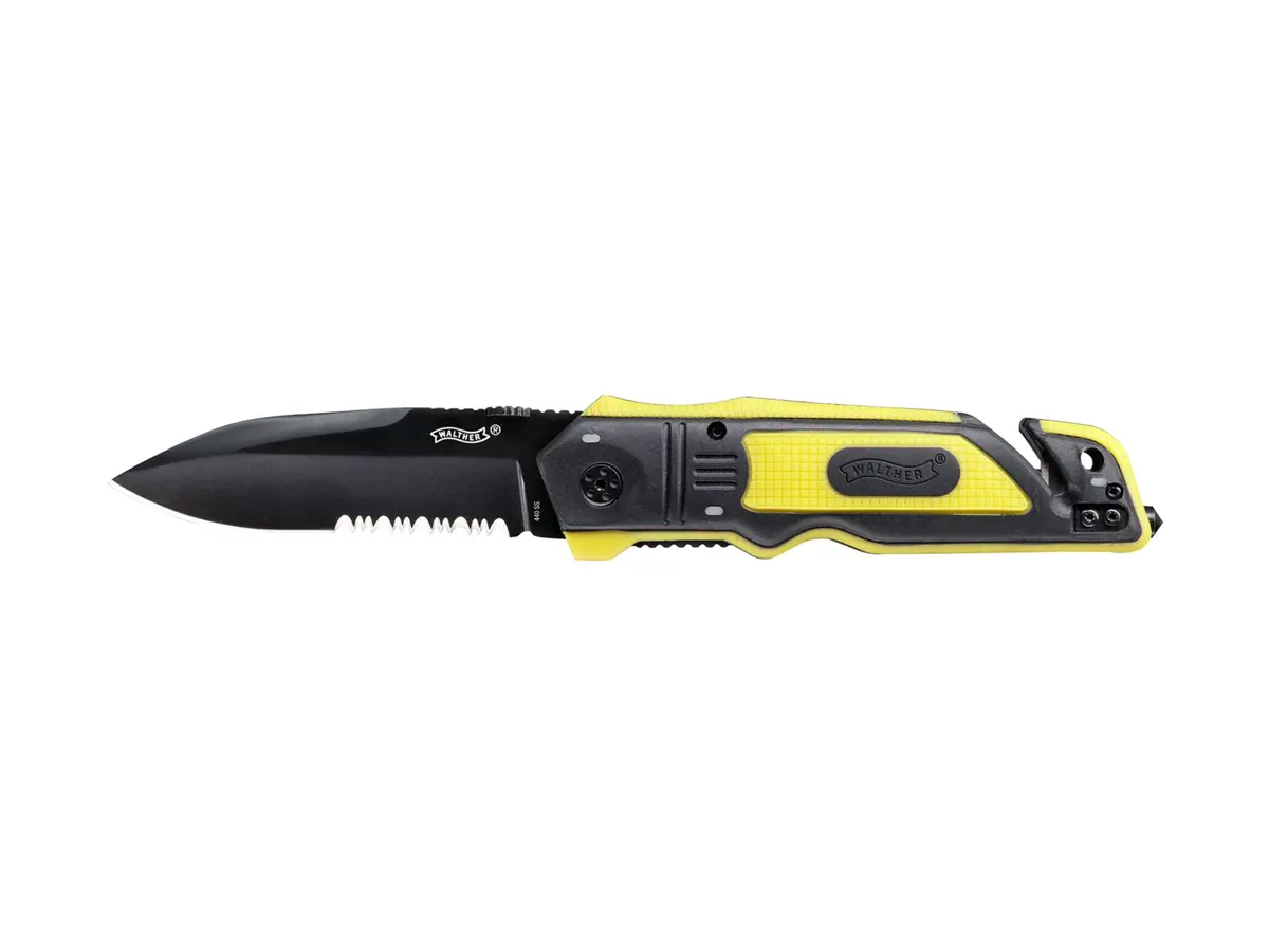 Walther Rescue Yellow Folding Knife 95Mm 1