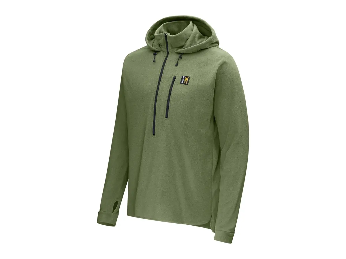 Swazi Brocco Hooded Fleece Shirt With 1/2 Zip 3