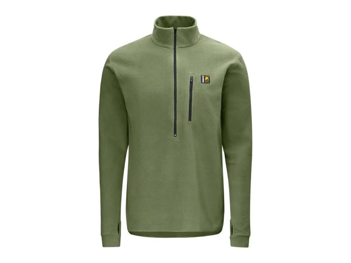 Swazi Micro Long Sleeve Fleece Shirt With 1/2 Zip Ranger 1