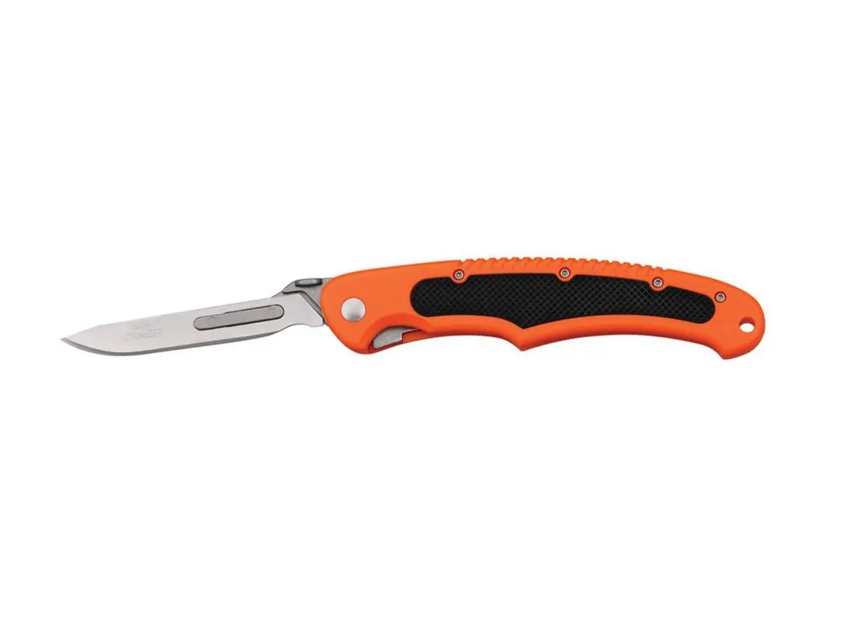 Havalon Folding Knife Piranta-Bolt Orange Stainless 1