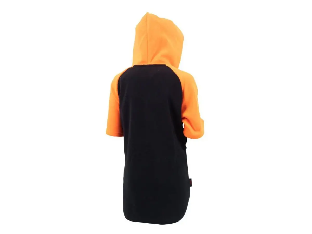 Stoney Creek Kid's Hooded Bush Tee Black/Orange 2