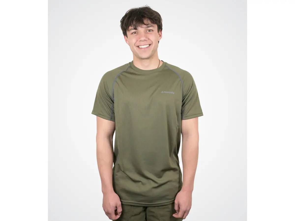 Manitoba Pursuit Cool & Dry T-Shirt V2 Olive 1