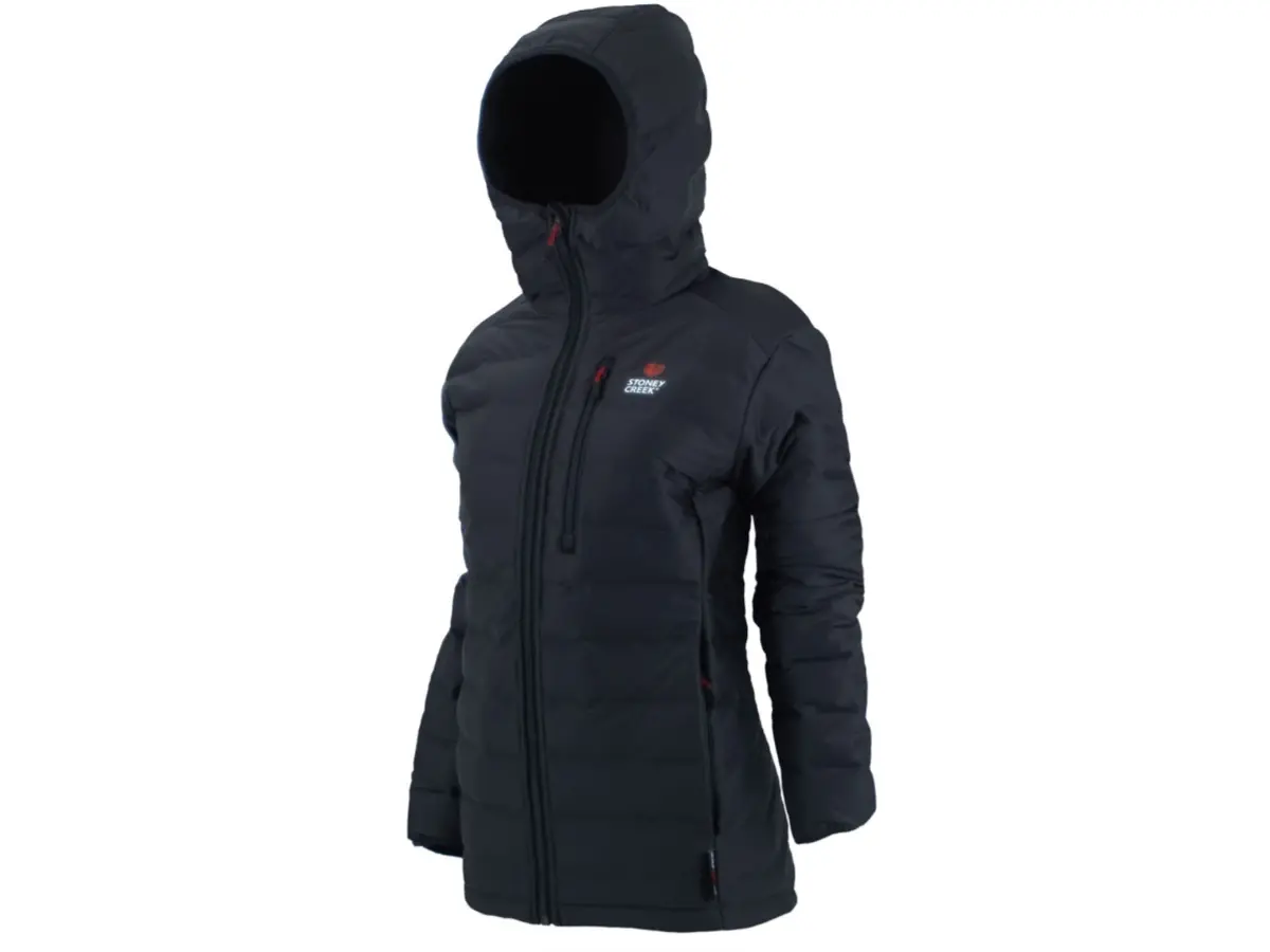 Stoney Creek Women's Thermoguard Insulated Puffer Jacket Charcoal 1