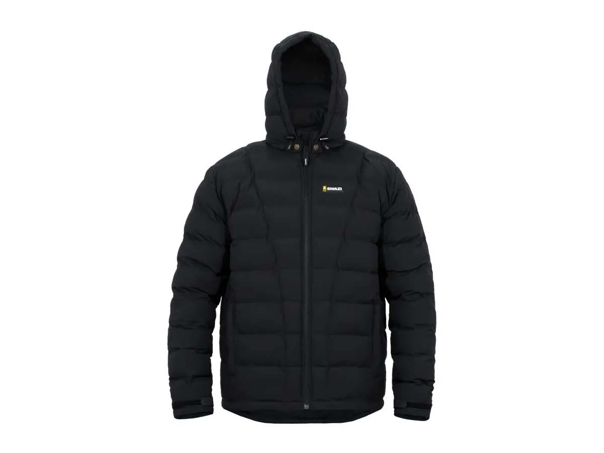 Swazi Puffadder Puffer Jacket Black 1