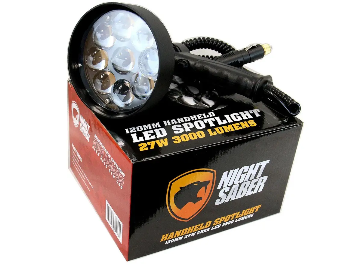 Night Saber Spotlight Hand Held 120Mm Led - 3000 Lumens 2