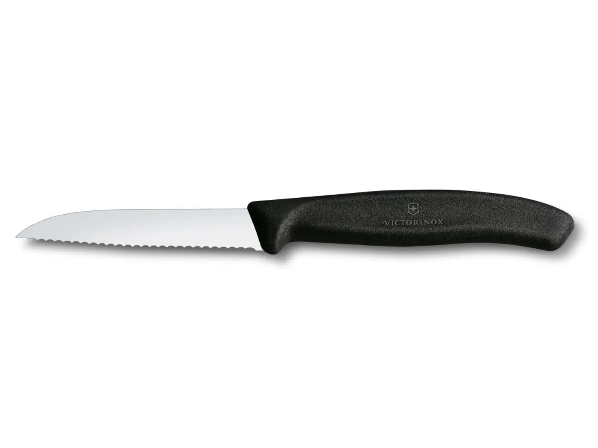 Victorinox Swiss Classic 8Cm Black Pairing Knife | Cerated Edge 1