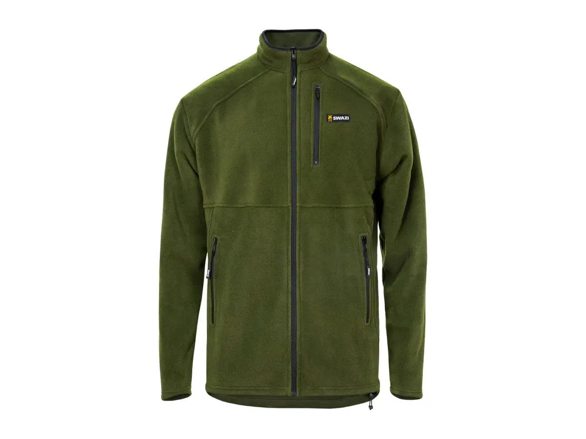 Swazi Muskox Polar Fleece Jacket - Olive 1