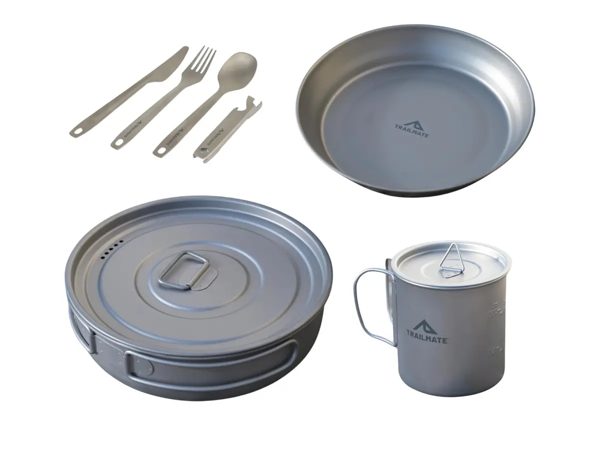 Trailmate Titanium Cooking Set 4 Piece 1