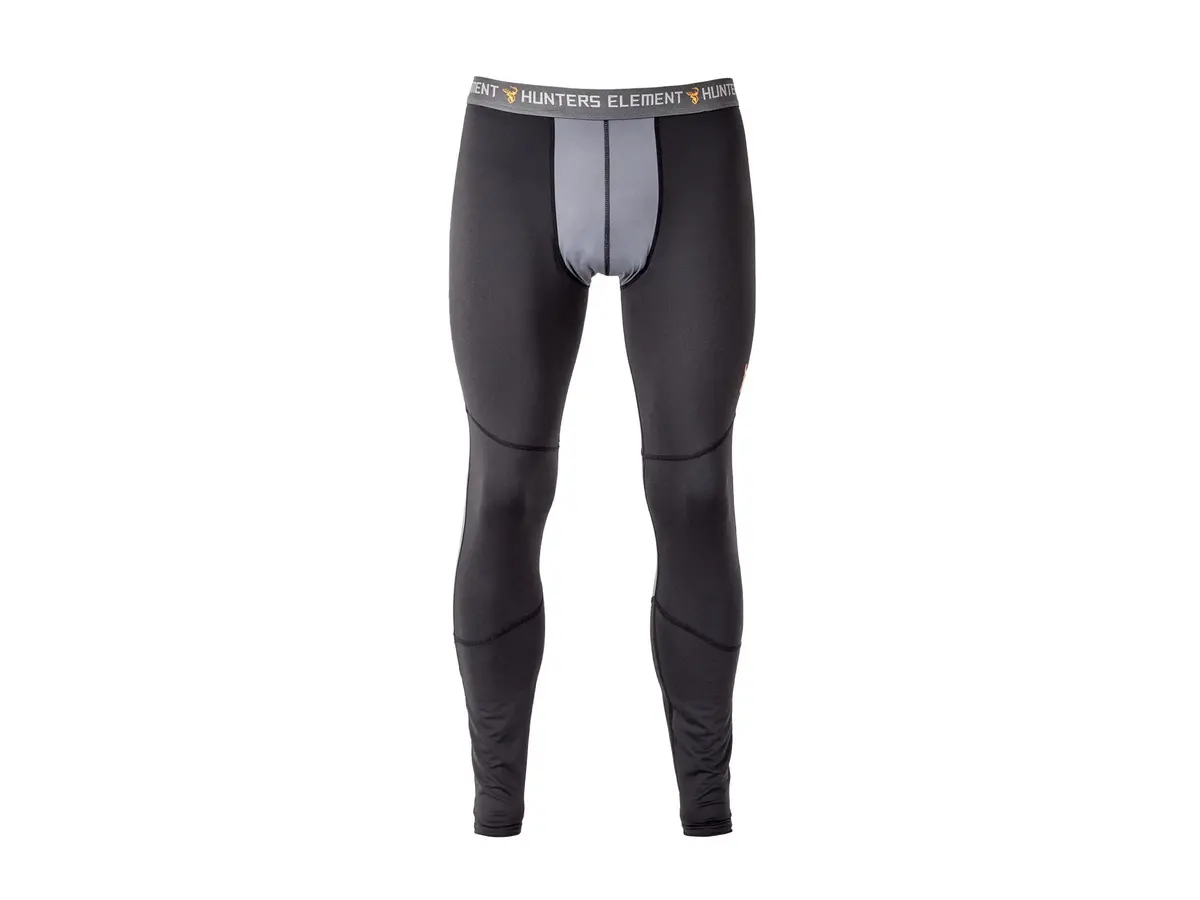 Hunters Element Core Thermal Leggings: Black 1