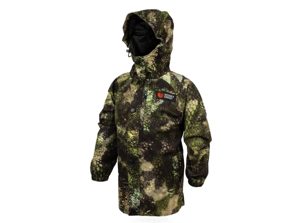 Stoney Creek Kid's Duckling Waterproof & Windproof Jacket Camo 1