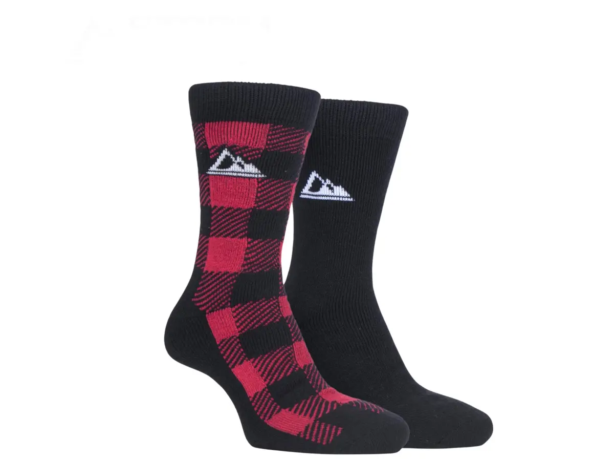 Storm Bloc Mens Thermal Boot Socks 6-11 | Red 2 Pack 1