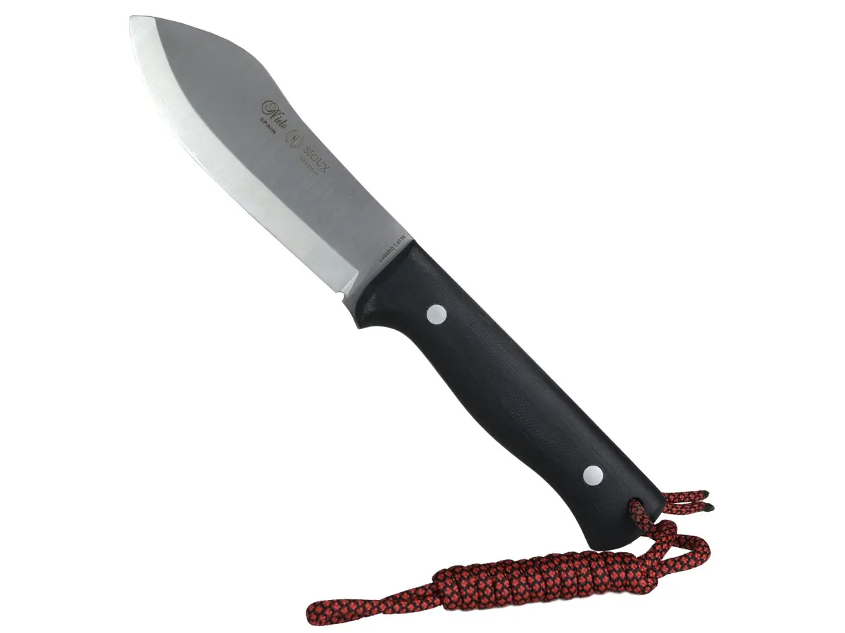 Miguel Nieto Fixed Knife Sioux Nessmuk Black | 11.3Cm 1