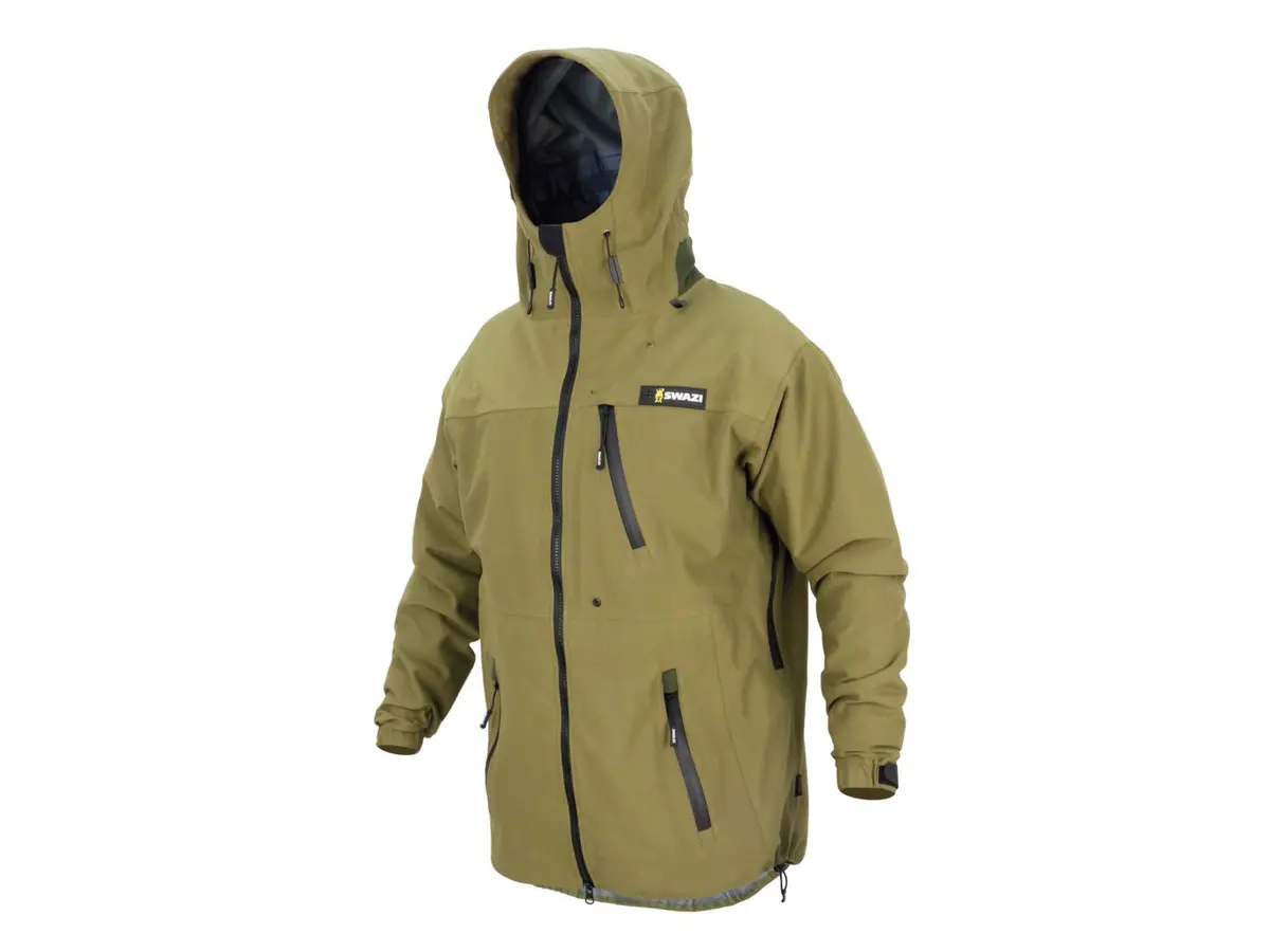 Swazi Ibex Jacket Waterproof & Windproof Tussock Green 1