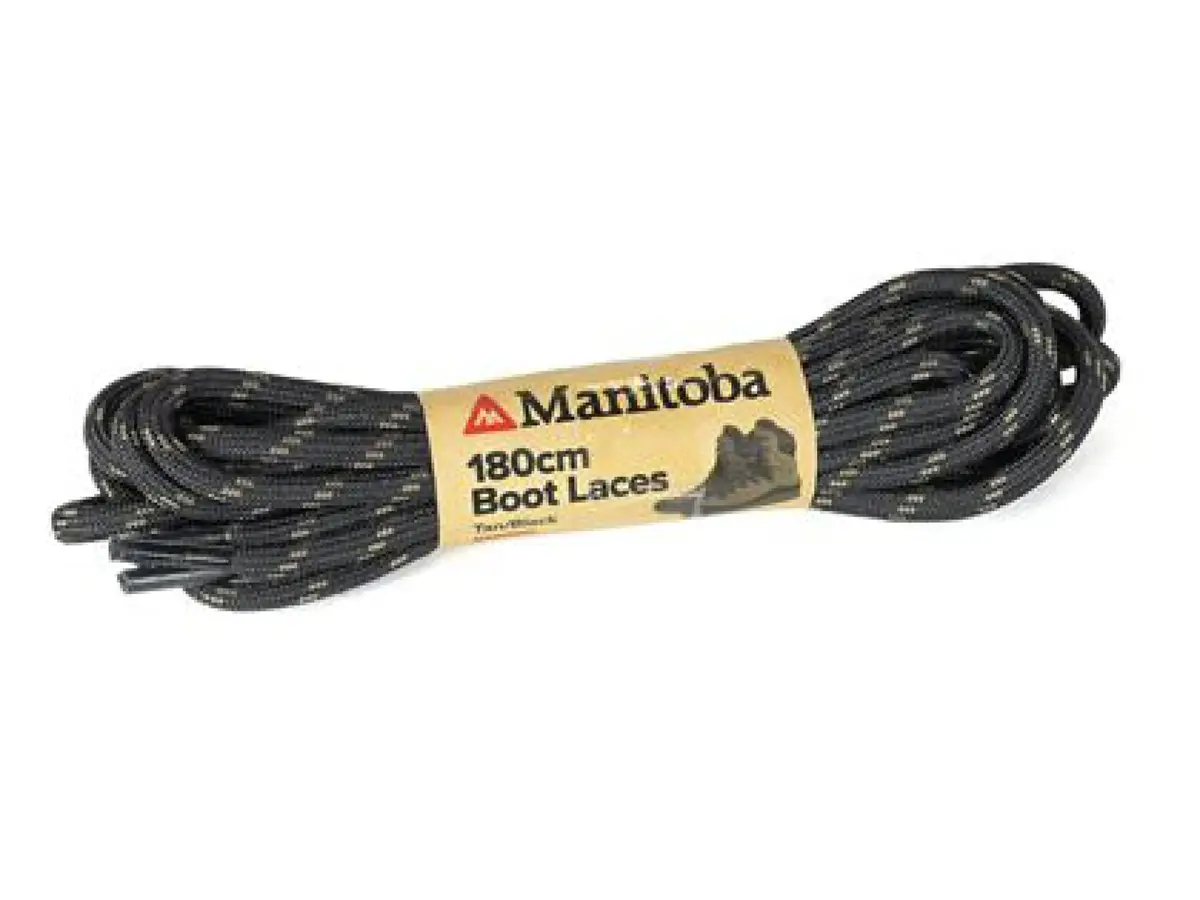 Manitoba Boot Laces Black/Brown 1