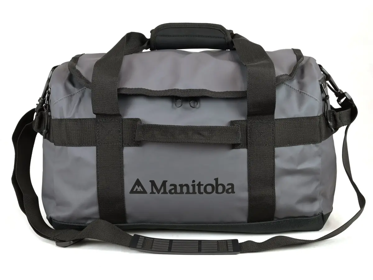 Manitoba 25L Gear Bag - Splashproof Travel Duffle Bag | Grey 1