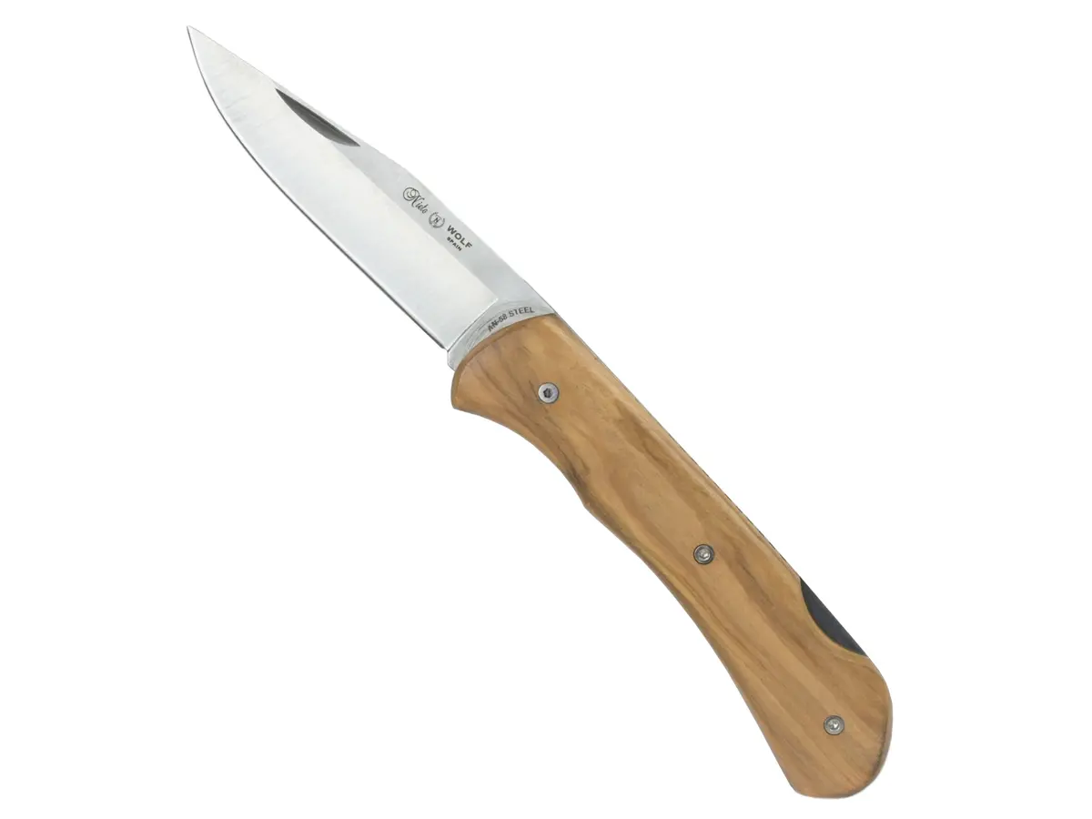 Miguel Nieto Folding Knife Wolf Olive Handle | 8 Cm 1