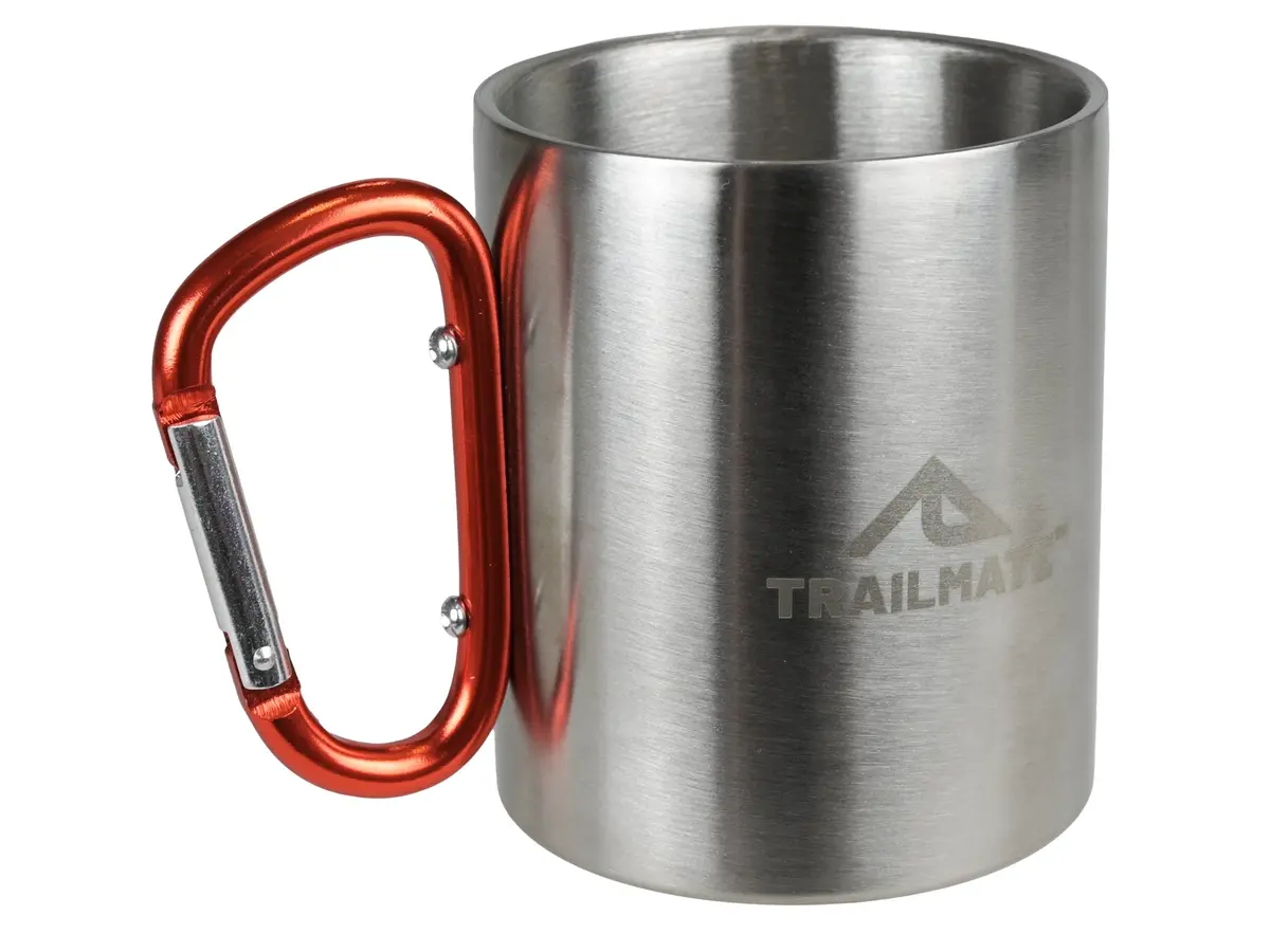 Trailmate Stainless Insulated Mug 300Ml | Carabiner Clip Handle 1